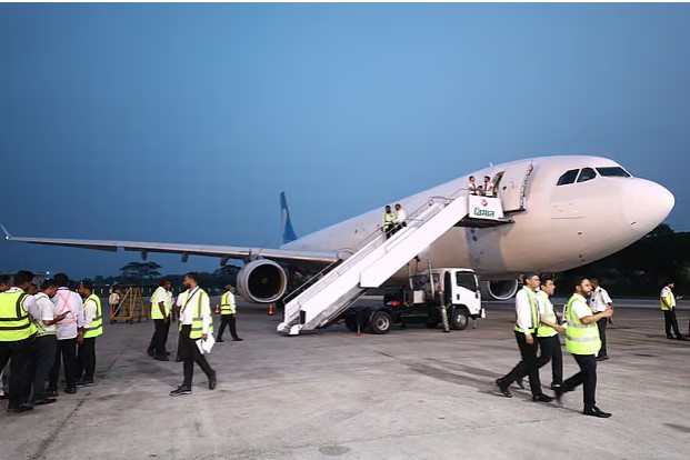 ৬০ টন পণ্য নিয়ে সিলেট থেকে স্পেন গেল প্রথম কার্গো ফ্লাইট